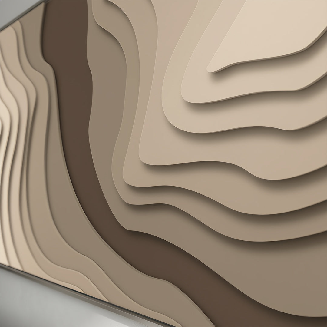 Terra Strata 3D Layered Topographic Wall Art