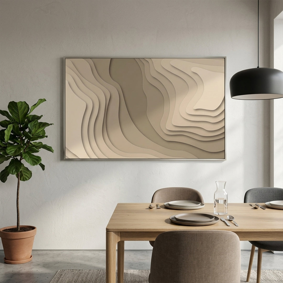 Terra Strata 3D Layered Topographic Wall Art